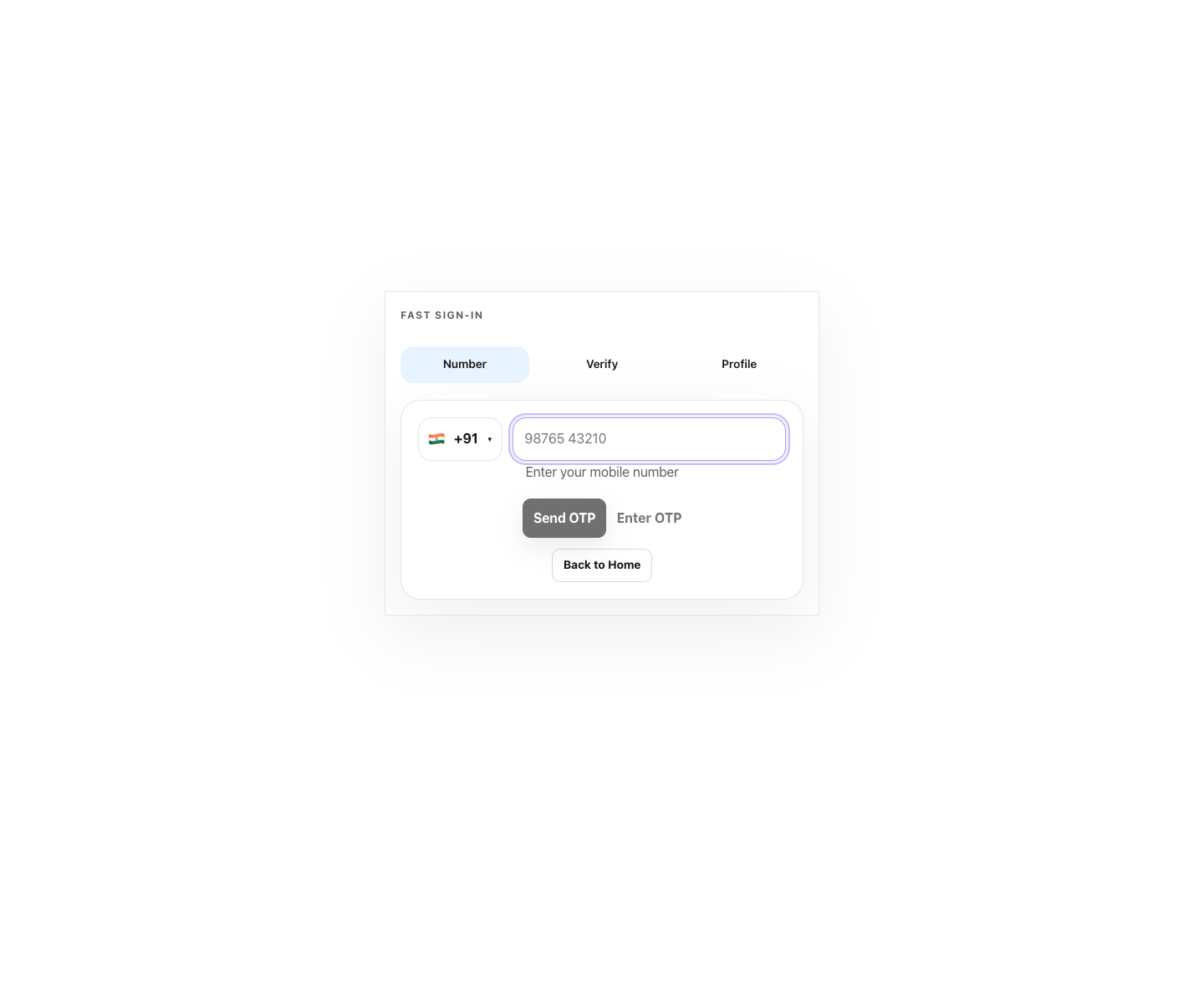 TrooVote voter login phone step