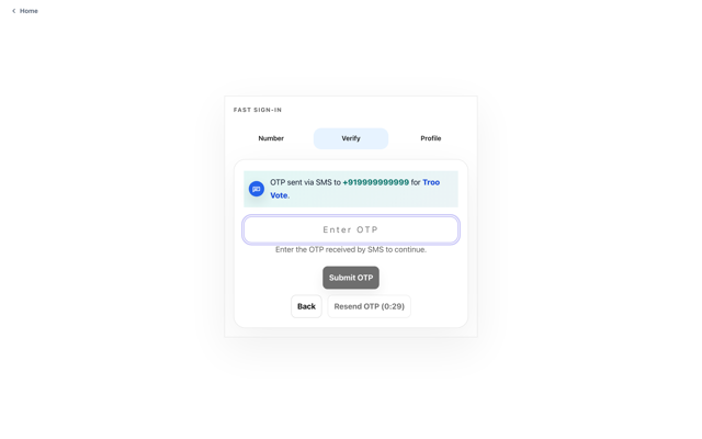 OTP Verification